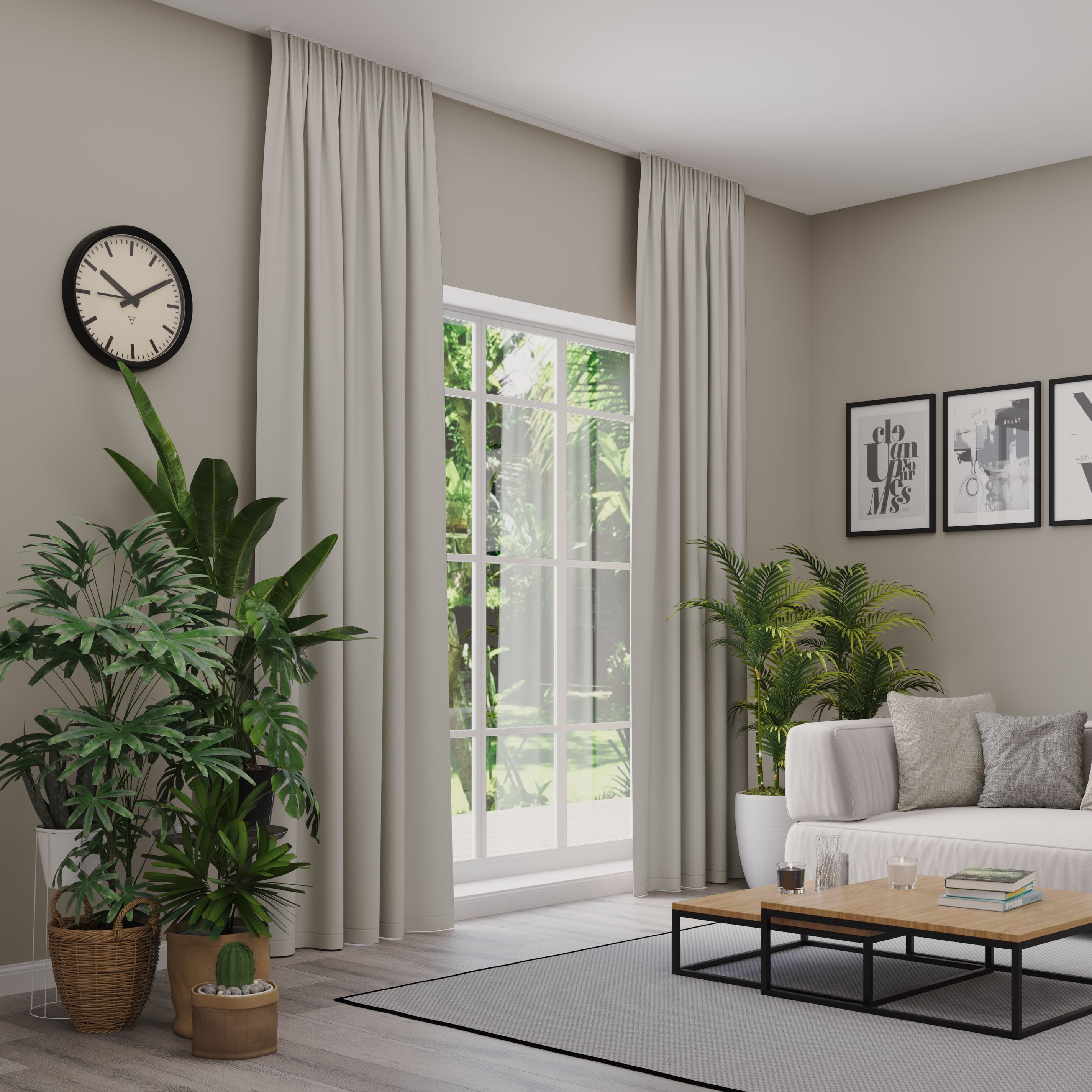 Neutex for you! Verdunkelungsvorhang INSULA (1 St), Multifunktionsband, abdunkelnd, Uni-Dimout für starke Verdunklung, nach Maß