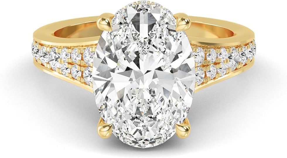 Jumpeak Diamantring Ringe für MännerundFrauen,Trauring,Diamantring,Verlobungsring,ringgold, Valentinstagsgeschenk,Valentinstagsgeschenk,Geschenk fürmeine Geliebte