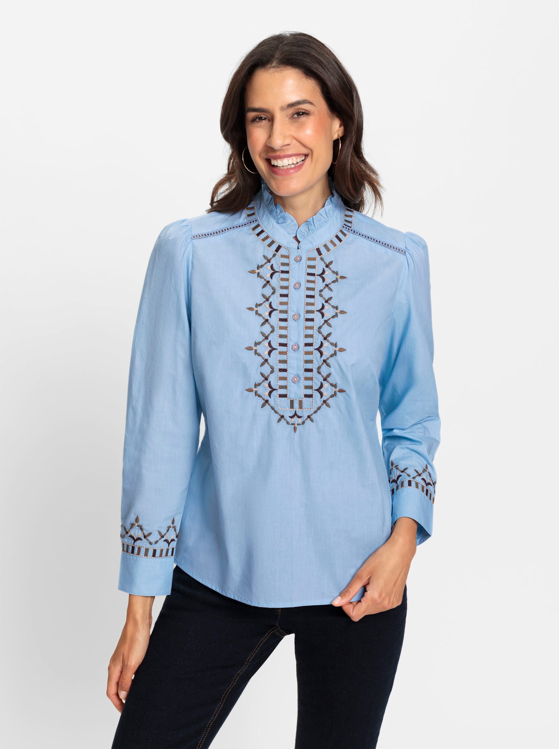 Klassische Bluse Bluse