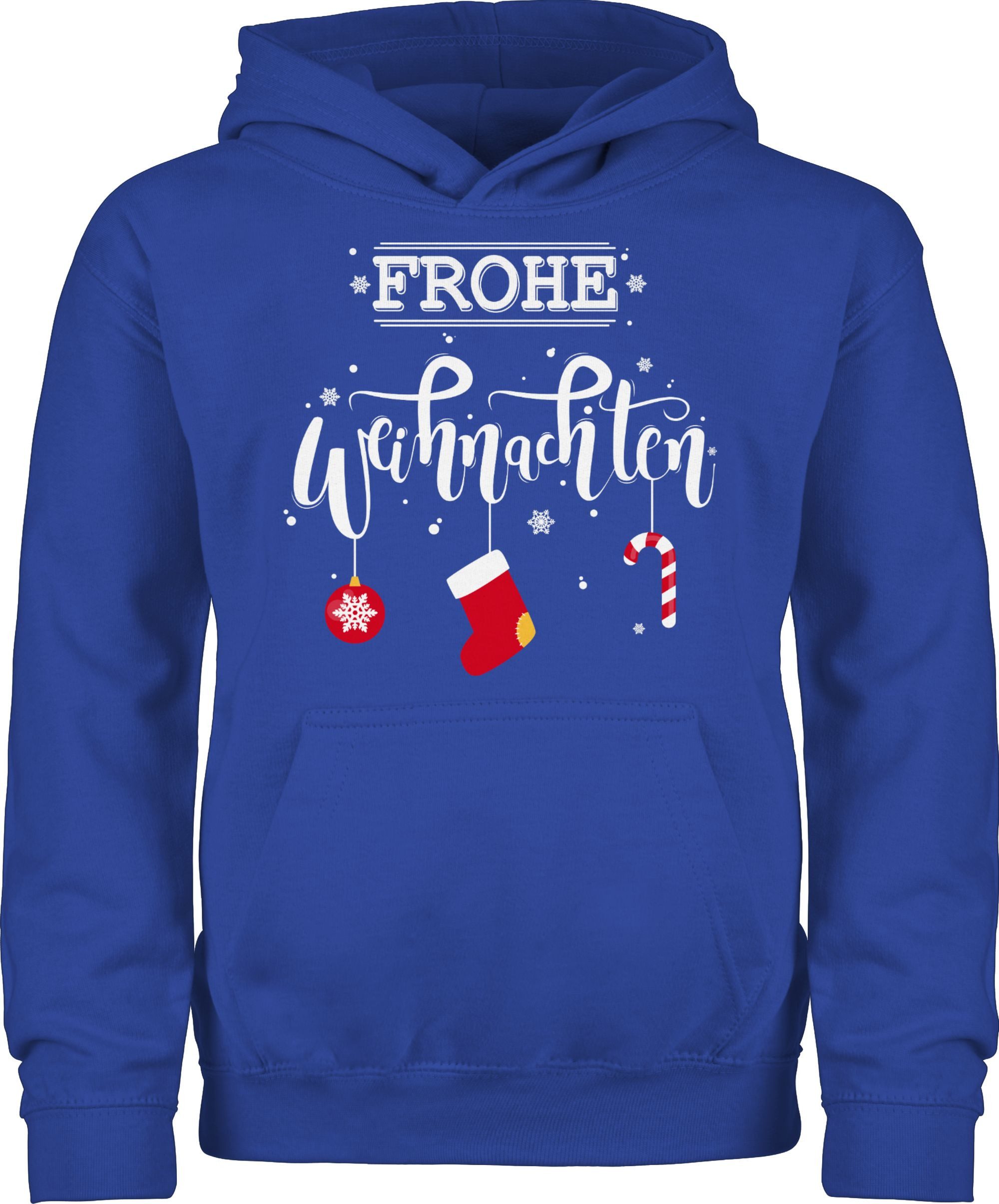 Shirtracer Hoodie Frohe Weihnachten I Weihnachtsmotiv Weihnachten