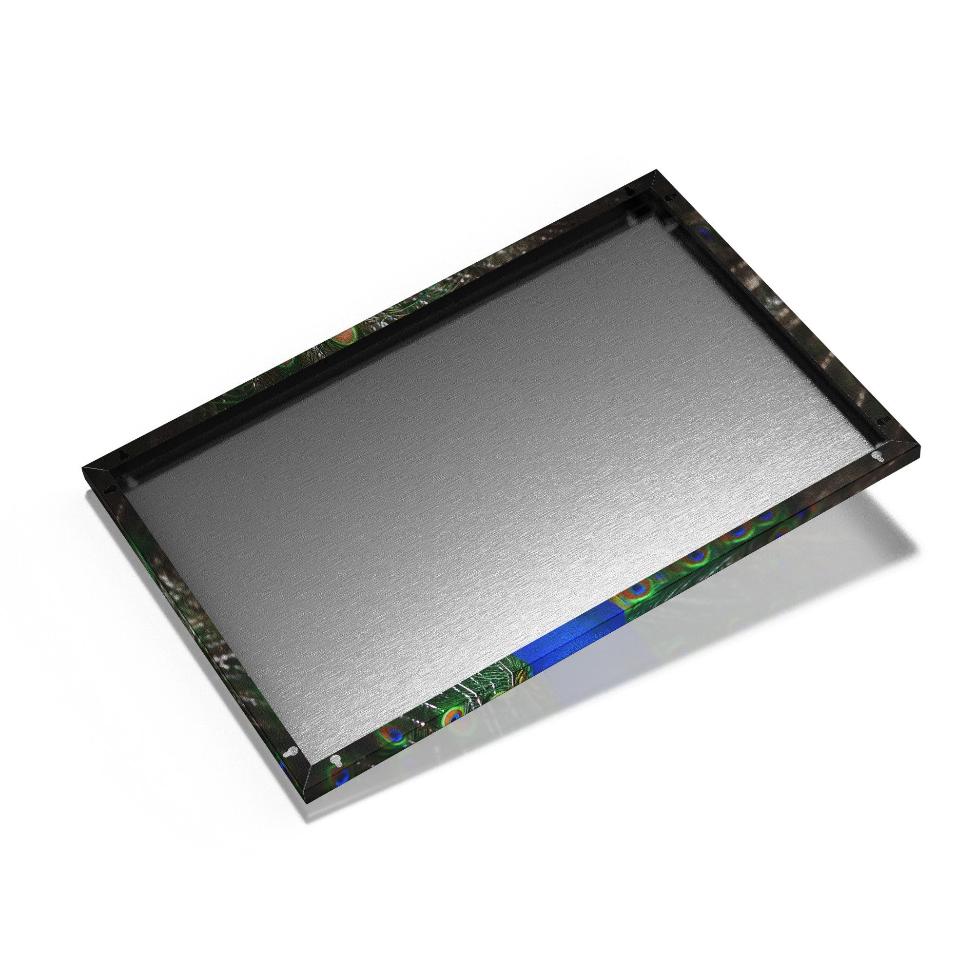 DEQORI Magnettafel 'Schönheit des Gefieders', Metall Whiteboard für alle Magnete, Magnetboard magnetisch