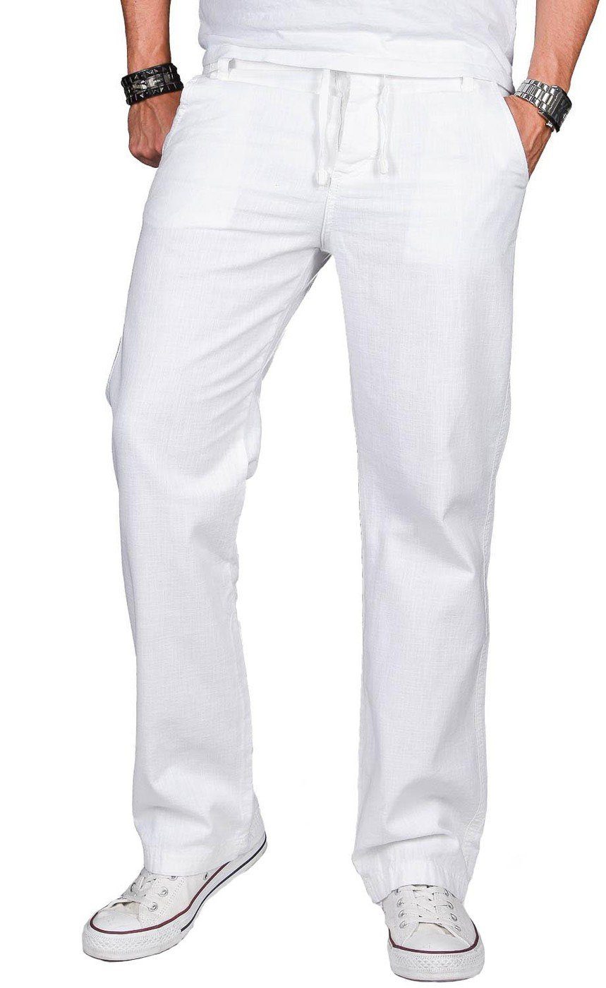 Alessandro Salvarini Straight-Jeans A. Salvarini Herren Leinenhose leichte günstig online kaufen