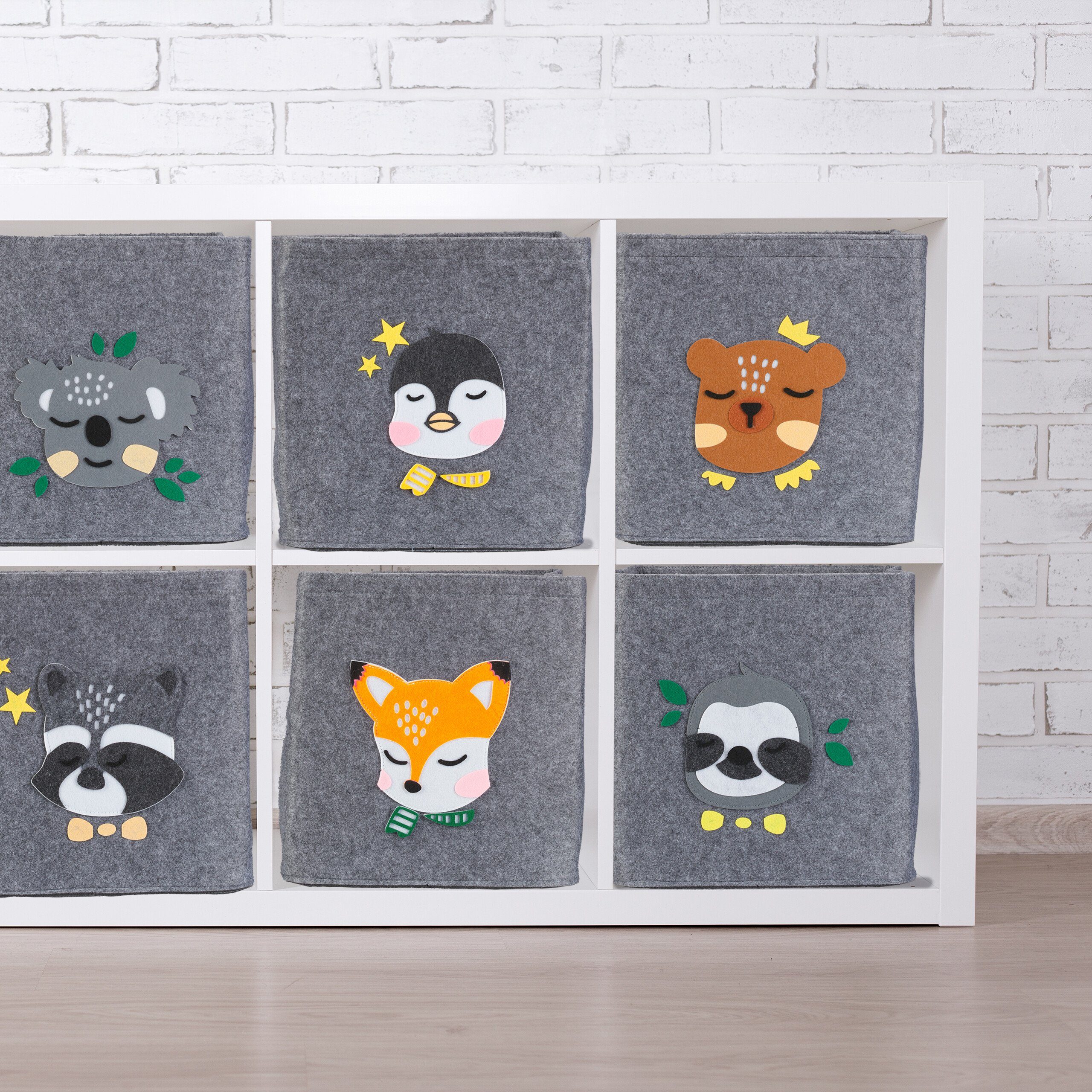 relaxdays Aufbewahrungsbox für Kind, Fuchs günstig online kaufen
