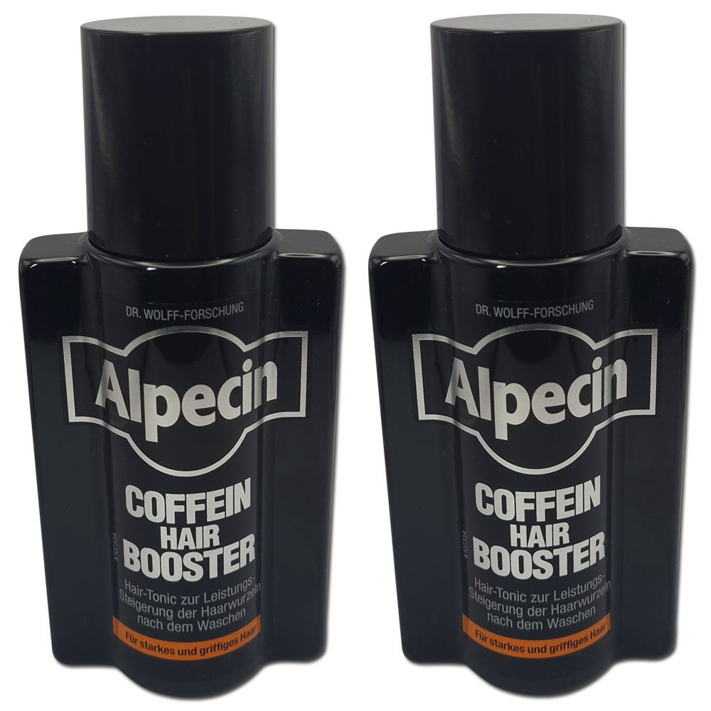 der Booster nach Haarpflege-Set Hair-Tonic zur 200ml, Haarwasser, Waschen Leistungssteigerung Coffein 2-tlg., 2 x Hair Haarwurzeln dem Alpecin Haar-Tonic