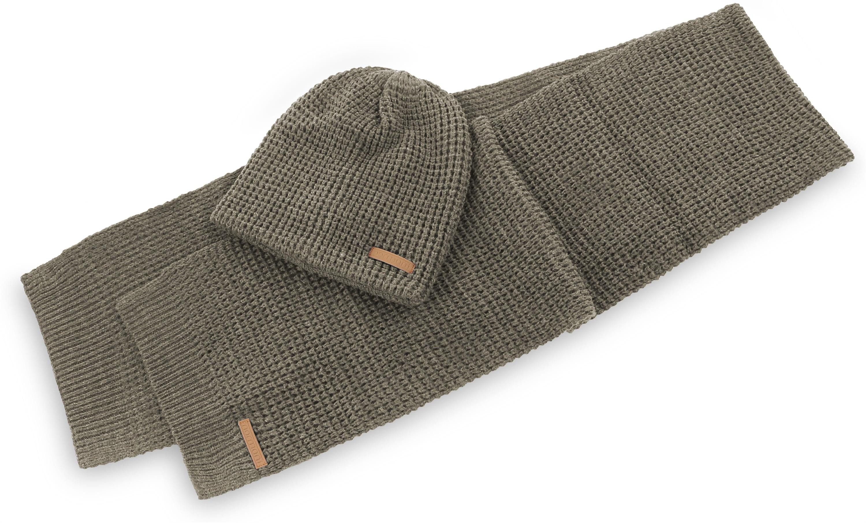 normani Strickmütze Winterset mit Mütze und Schal Nampa