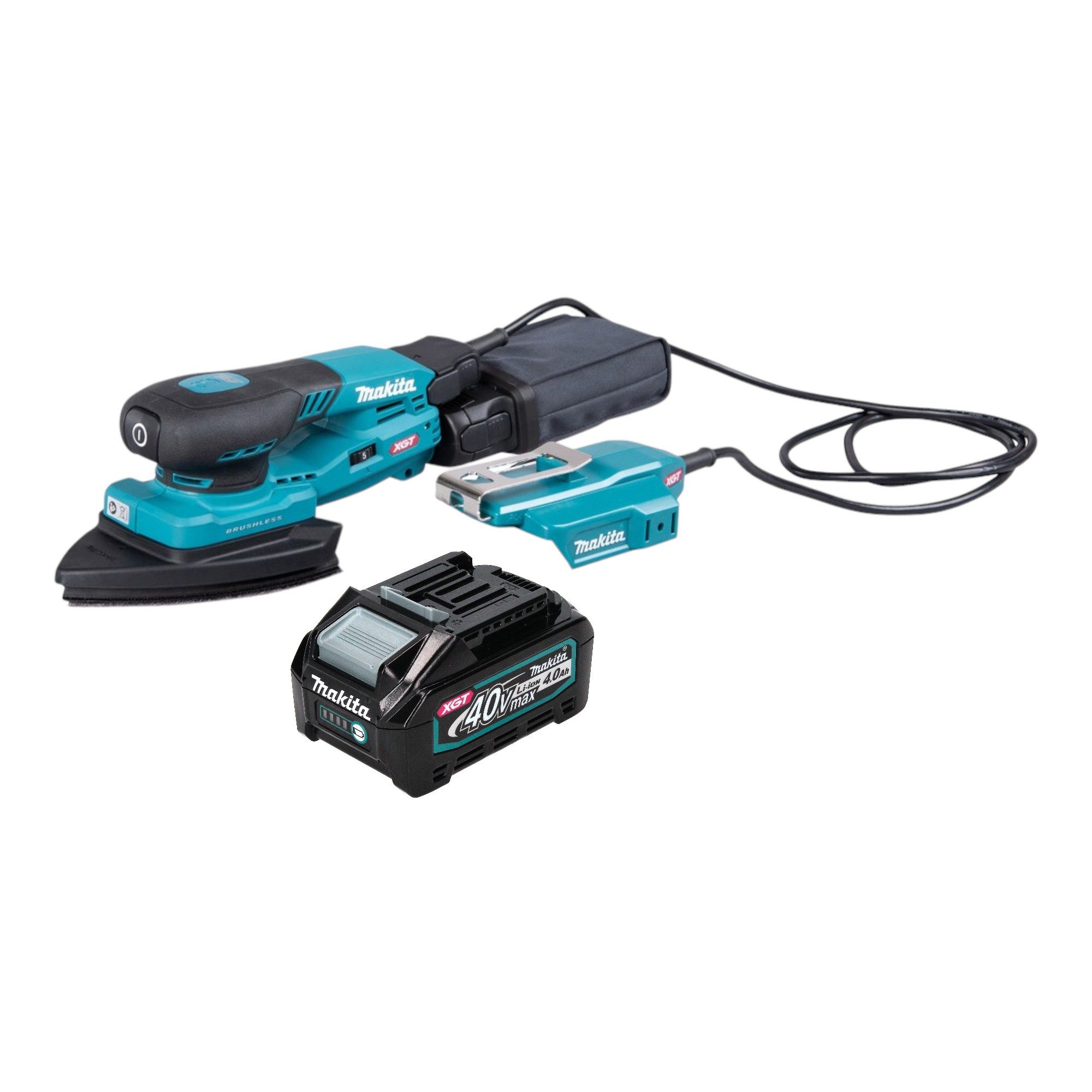 Makita Deltaschleifer BO 006 CGM1 Akku 40 V max. 100 x 150 mm 3,0 mm Hub Brushless