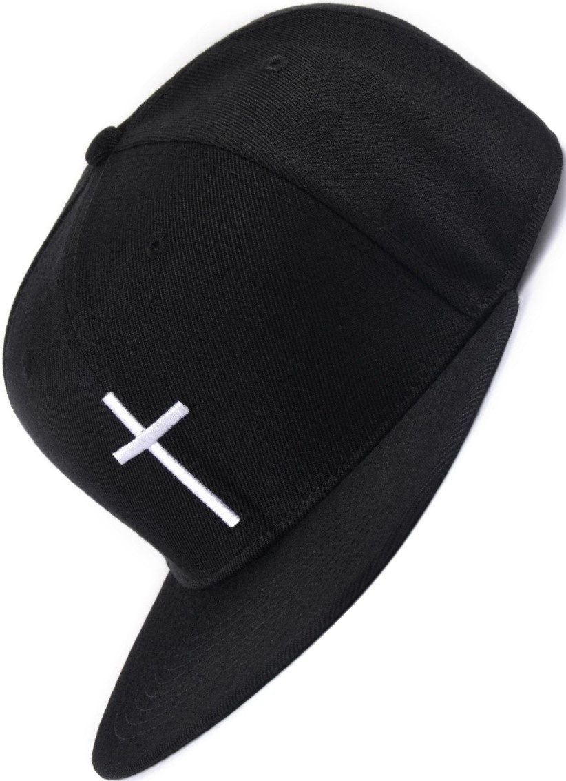 Bexxwell Snapback Cap mit Kreuz-Stickerei (optimale Passform, Unisex) günstig online kaufen