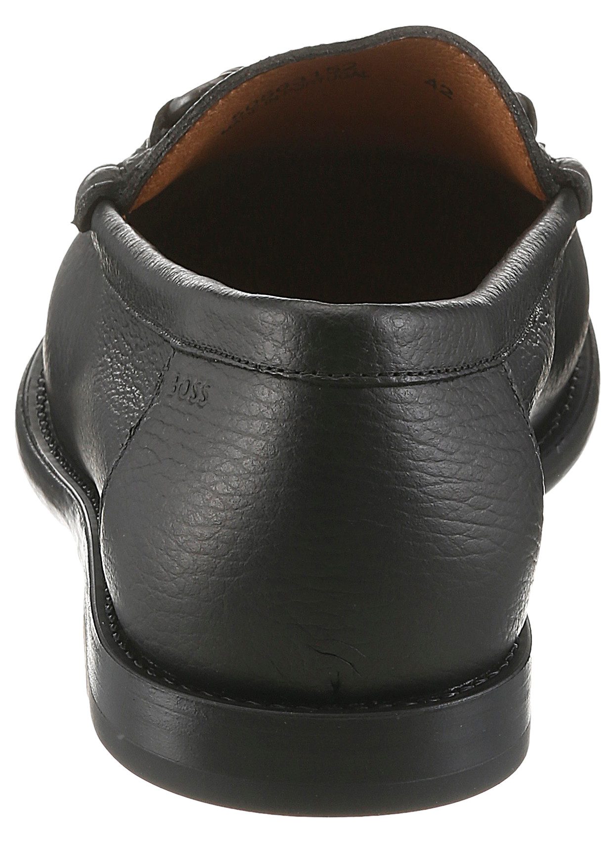 BOSS Tevan_Mocc Slipper Loafer, Halbschuh, Schlupfschuh mit Blockabsatz
