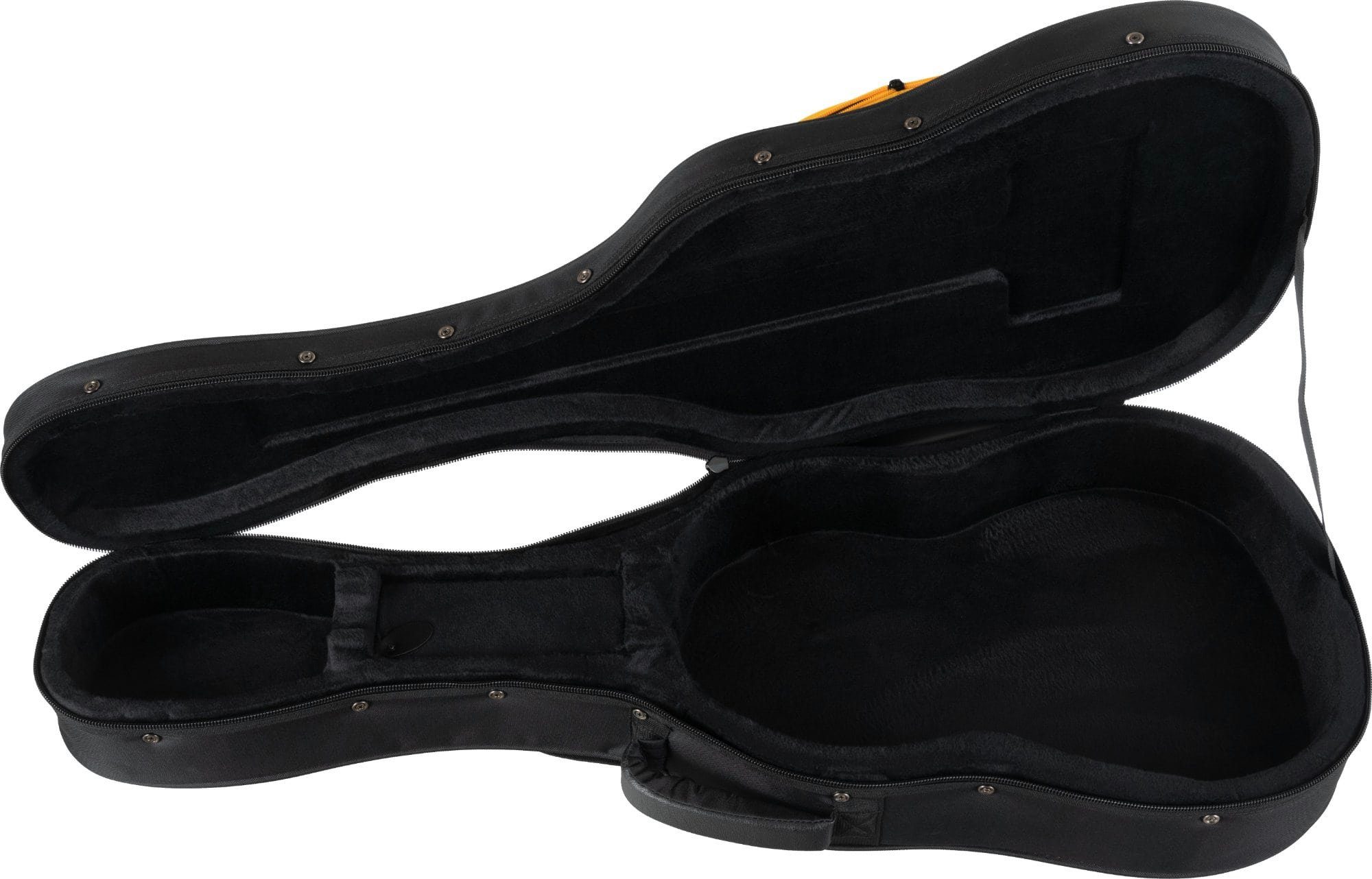 Rocktile Gitarrentasche KGSC-5122BK Softcase Klassikgitarre, dick gepolstertes Klassikgitarren-Softcase mit Rucksackgarnitur