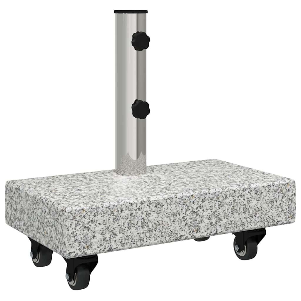 Schirmhalter Sonnenschirmständer Grau 45 x 25 x 45 cm Granit