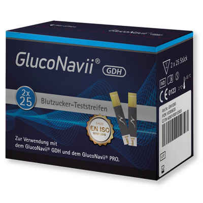 SD GLUCO NAVII Blutzucker-Teststreifen Pro, Diabetes Tetsteifen 50-St., Für das Gluco Navii Pro
