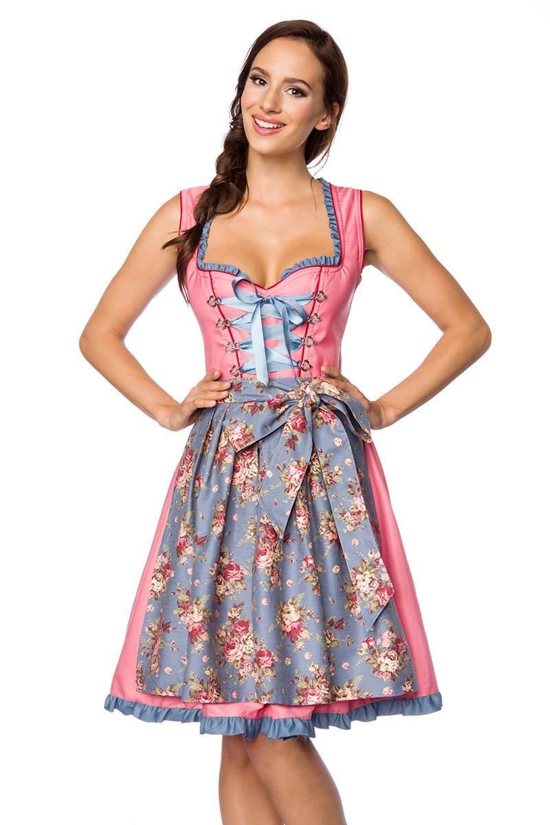 Dirndline Dirndl Verträumtes Dirndl mit Denim, günstig online kaufen