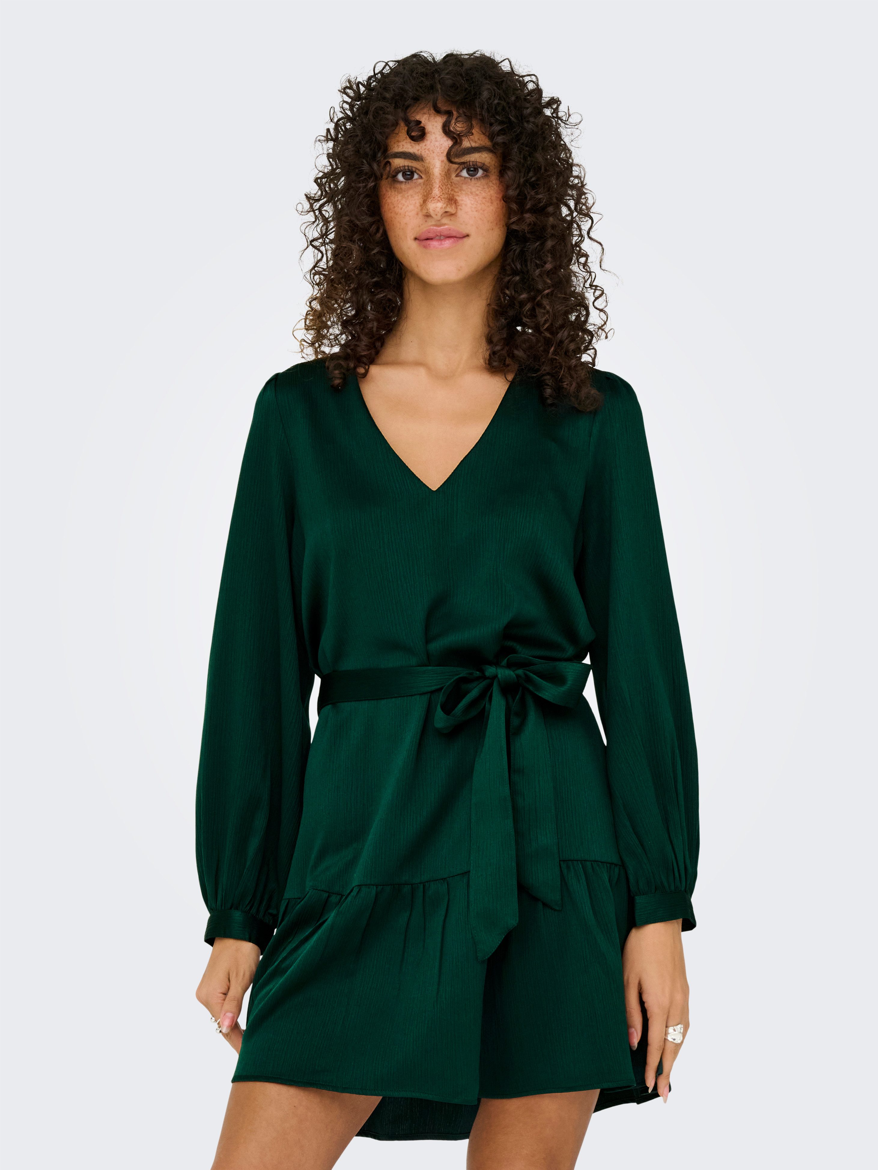 ONLY Tunikakleid ONLNEW ALENA LIFE L/S SHORT DRESS WVN Sommerkleid günstig online kaufen