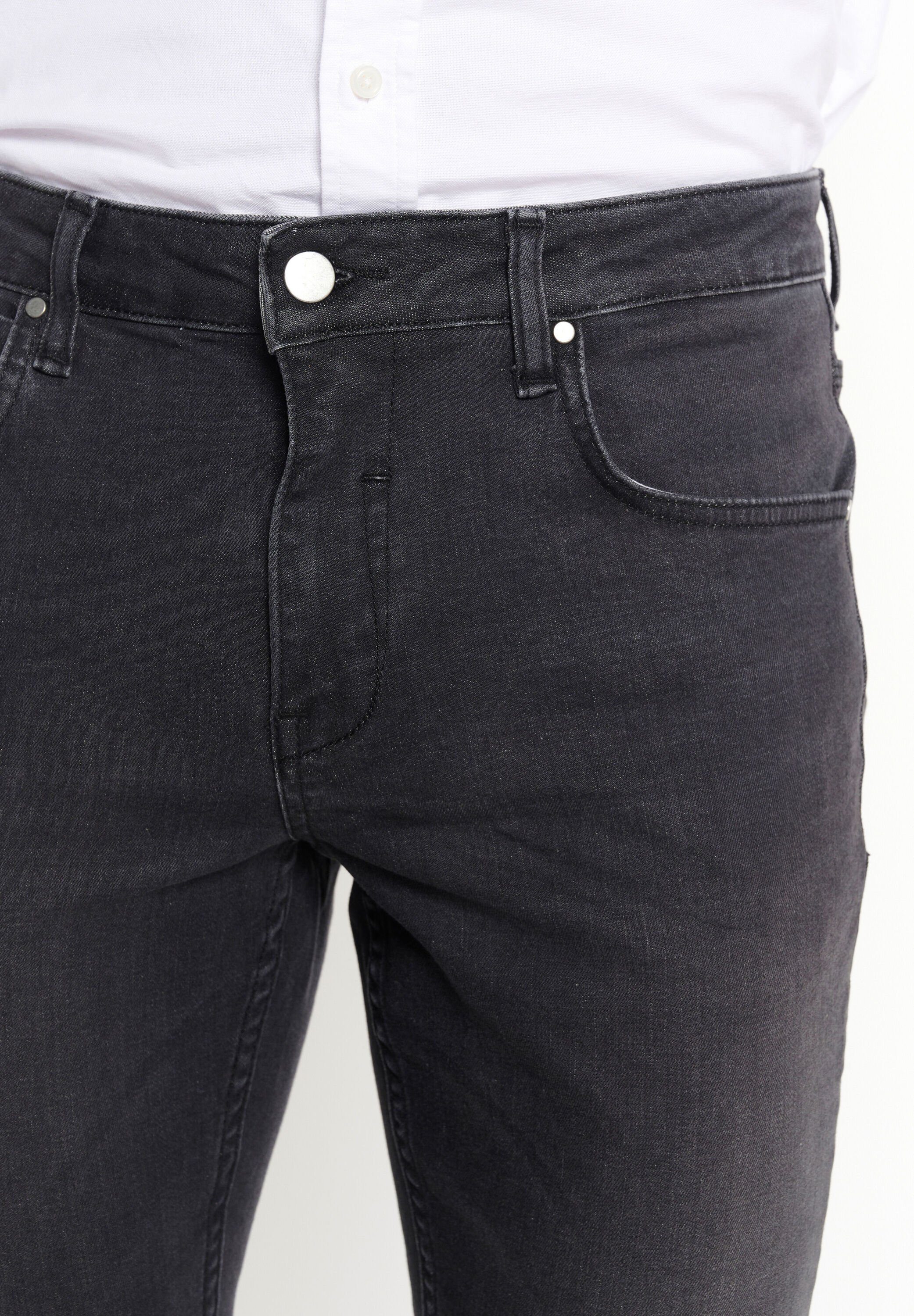 Slim-fit-Jeans black denim SteffenKlein