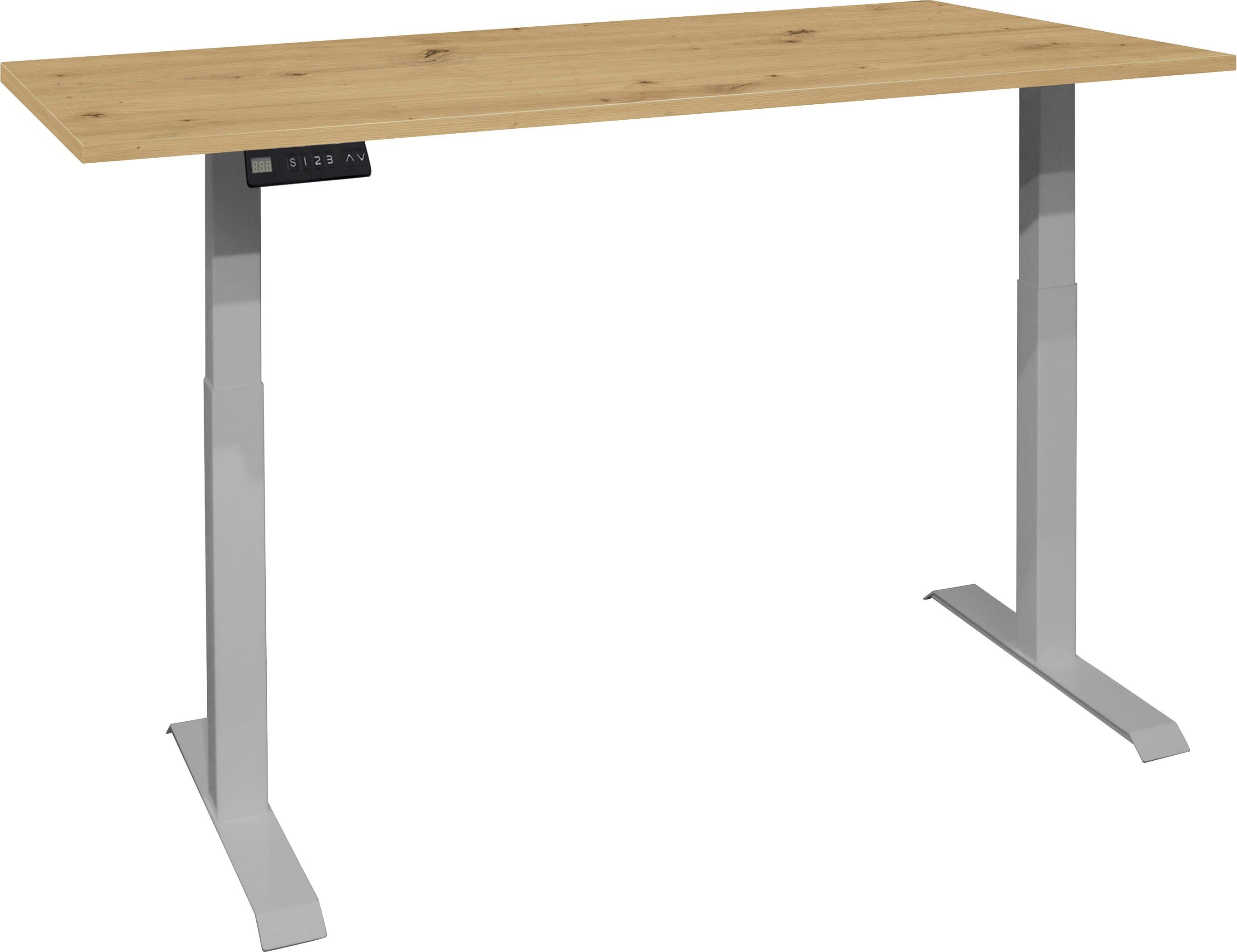 Mäusbacher Schreibtisch Big System Office, Breite 160 cm, elektrisch höhenverstellbar