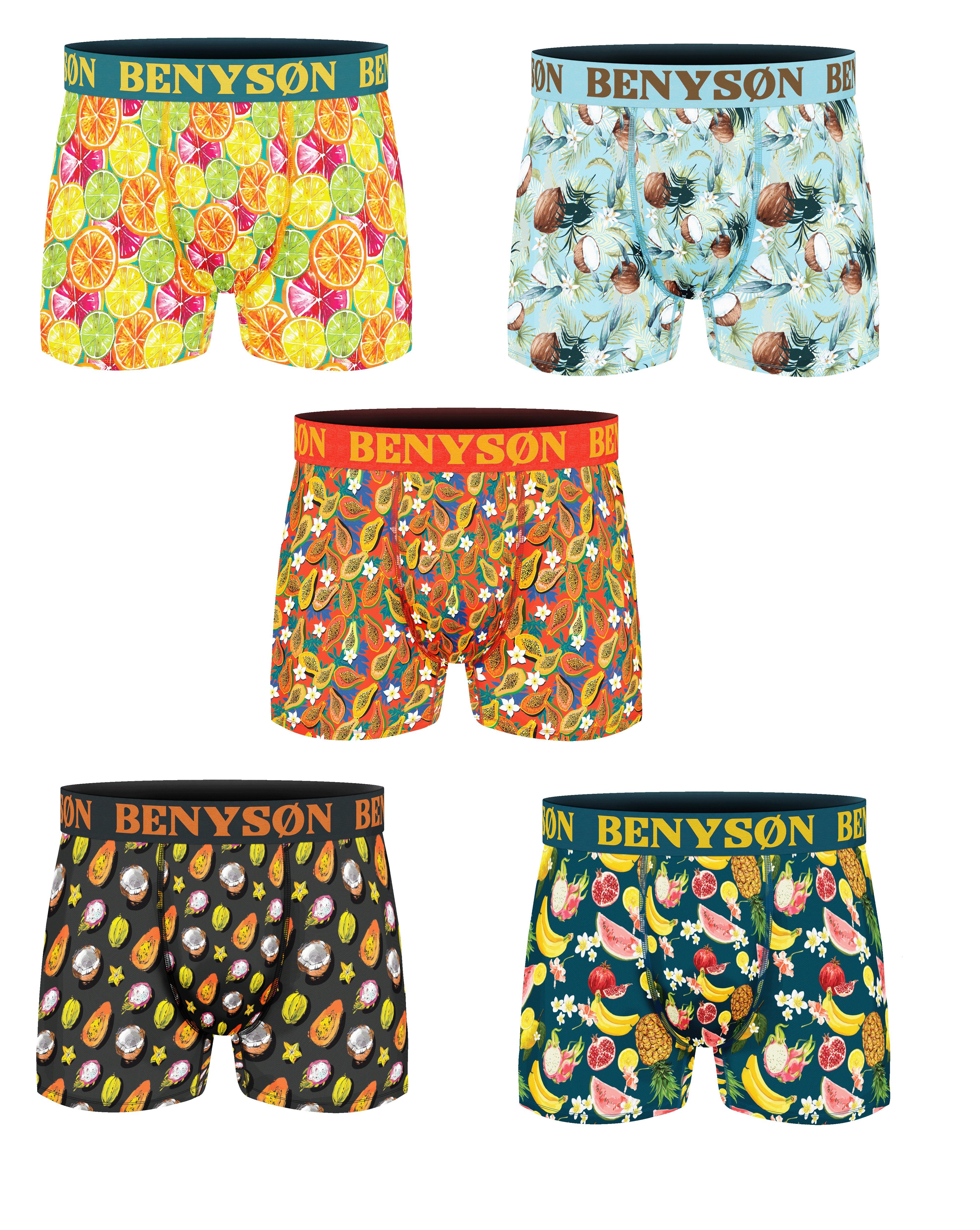 Rungassi Boxershorts 5 x Herren Boxershorts Slips Shorts Unterhosen 7125 Gr günstig online kaufen