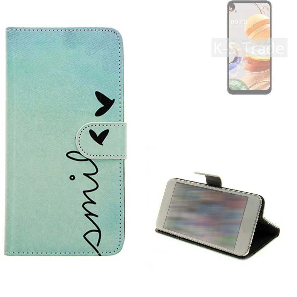 K-S-Trade Handyhülle für LG Electronics K61, Schutz Hülle Handy Hülle Hülle Handyhülle cover bookstyle Etui