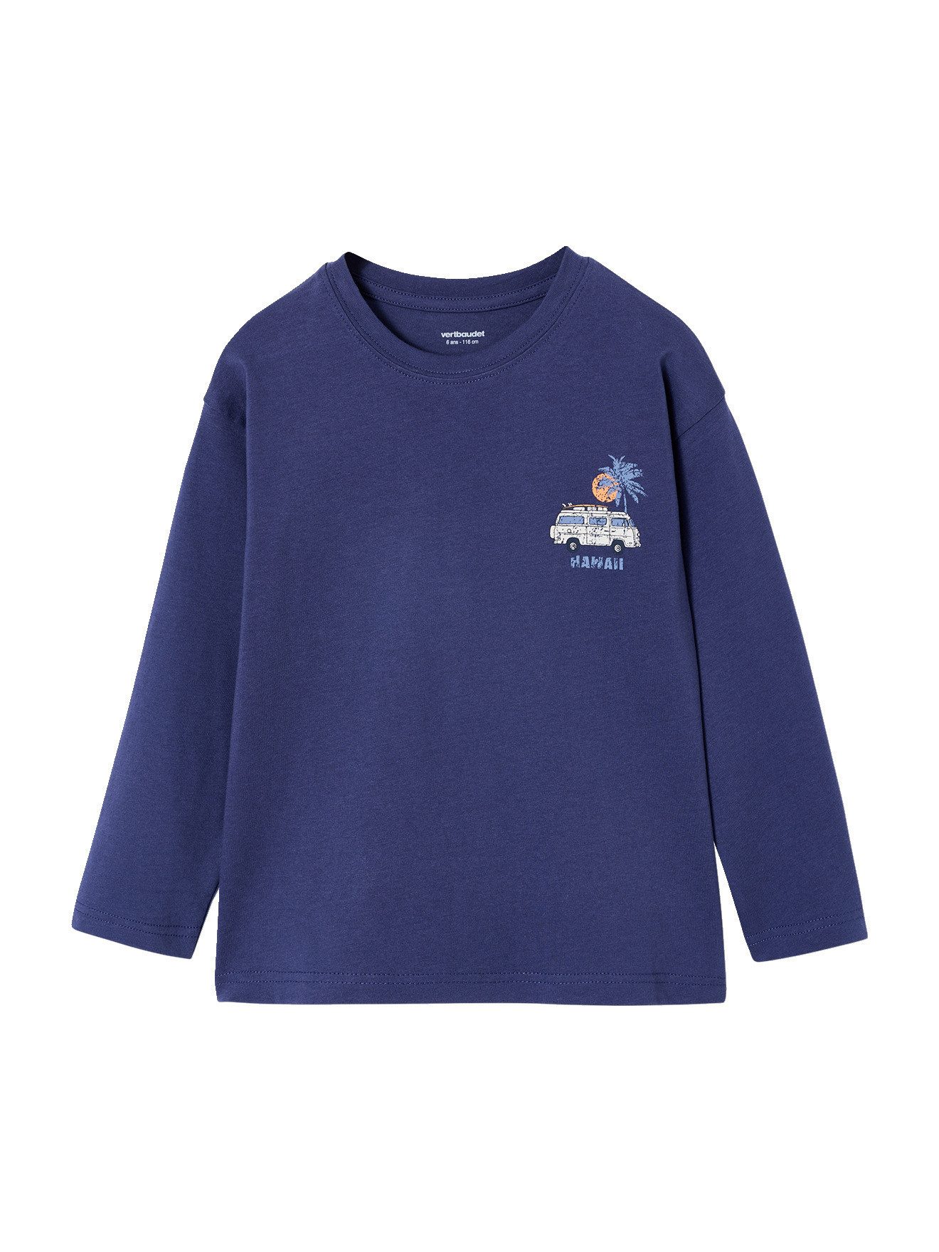 Langarmshirt Shirt mit Print für Jungen, Recycling-Baumwolle