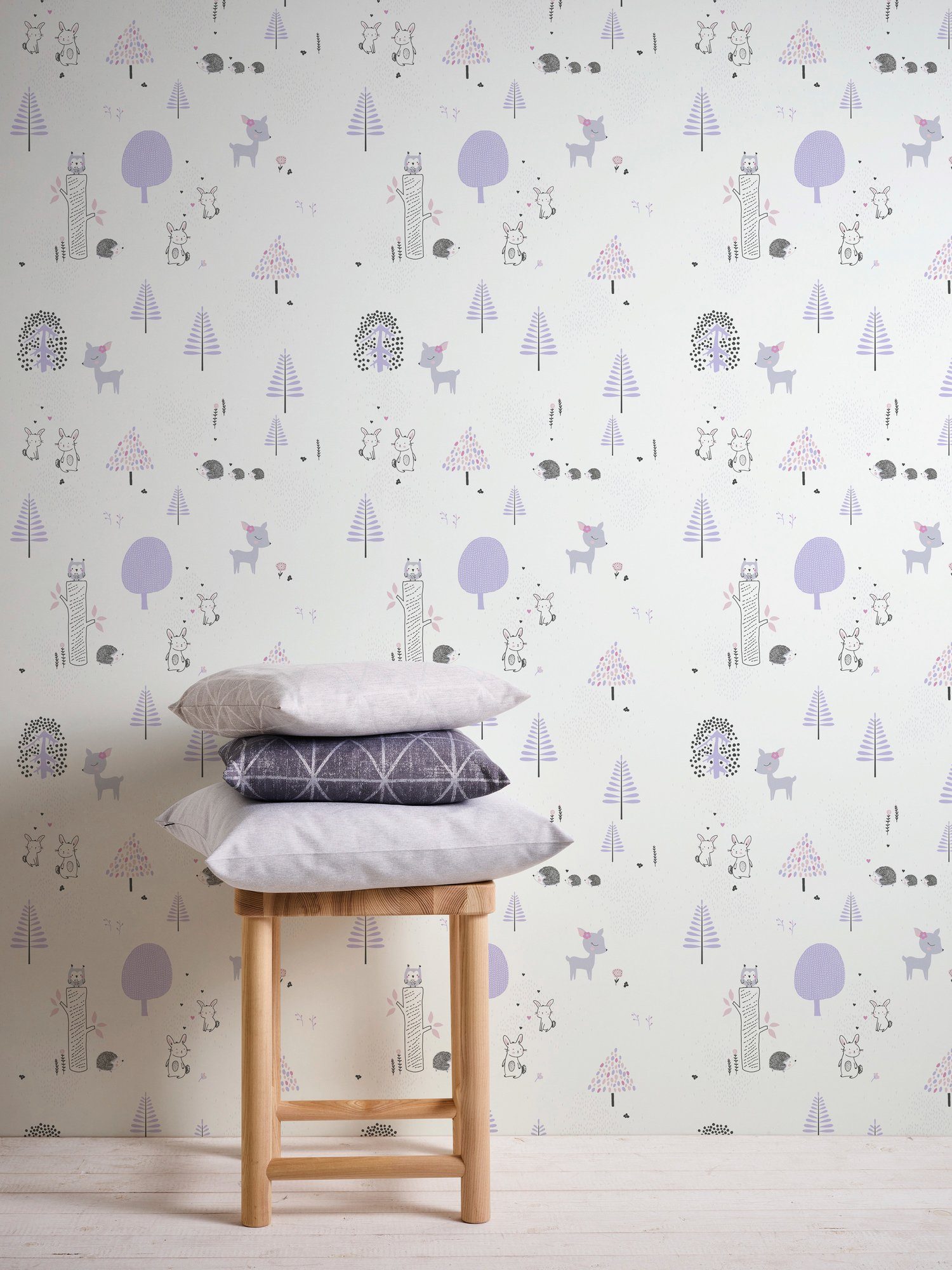 A.S. Création Vliestapete Little Love, glatt, abstrakt, naturalistisch, Motiv, Kindertapete Tapete Tier Tapeten Kinderzimmer modern Design Wandtapete