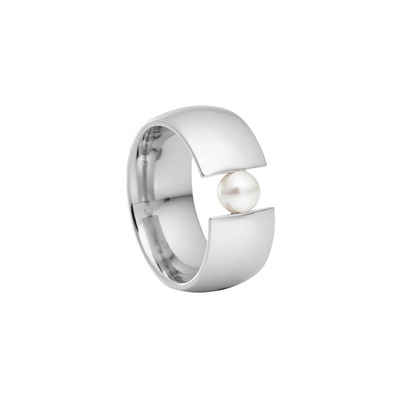 Heideman Fingerring Globus Xl Poliert (Ring, 1-tlg., inkl. Geschenkverpackung), Damenring mit Perle