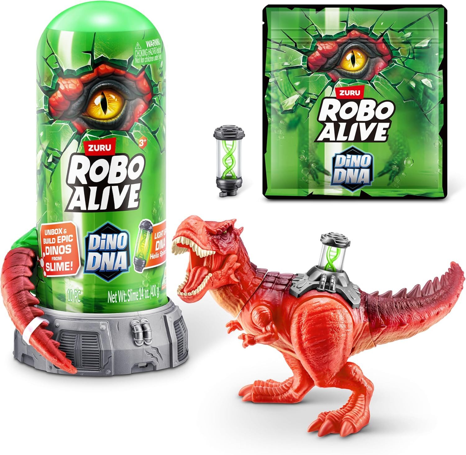 ZURU Spiel Robo Alive - Dino DNA, sort. - 1 von 3 zufälligen
