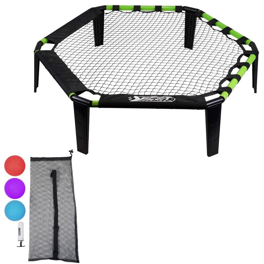 Best Sporting Roundnet-Spiel Schmetterball Set Outdoor, Roundnet Set mit 3 Bällen Tasche & Pumpe