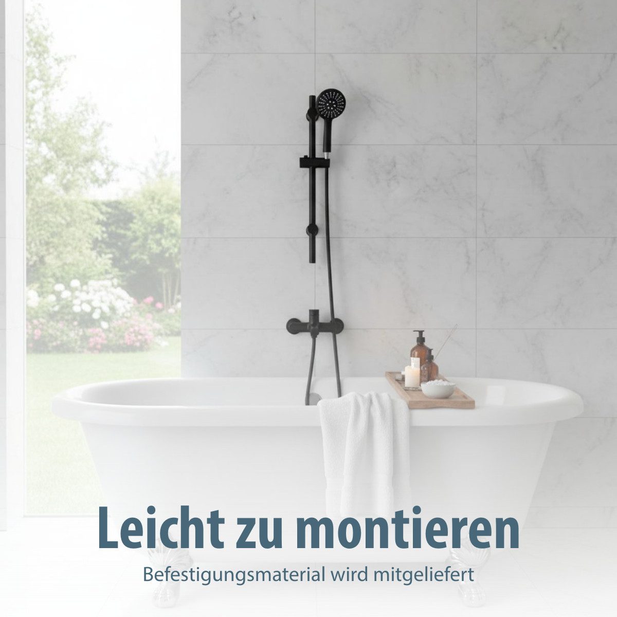 Bath & Shower Duschbrause Bath & Shower Duschsystem Handbrause Set - Duschkopf