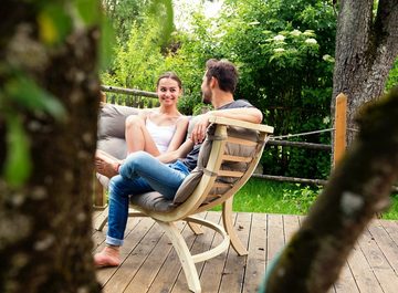 Amazonas Loungesofa Siena Due Taupe: Stilvolles Gartenmöbelset für Zwei Personen