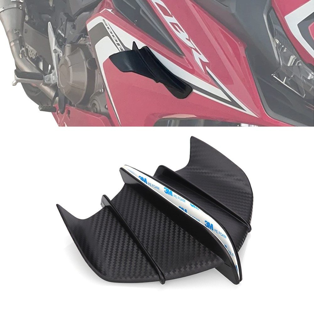 Zaddox Schutzblech Winglets für Suzuki Hayabusa Spoiler DF1 matt Carbon Look