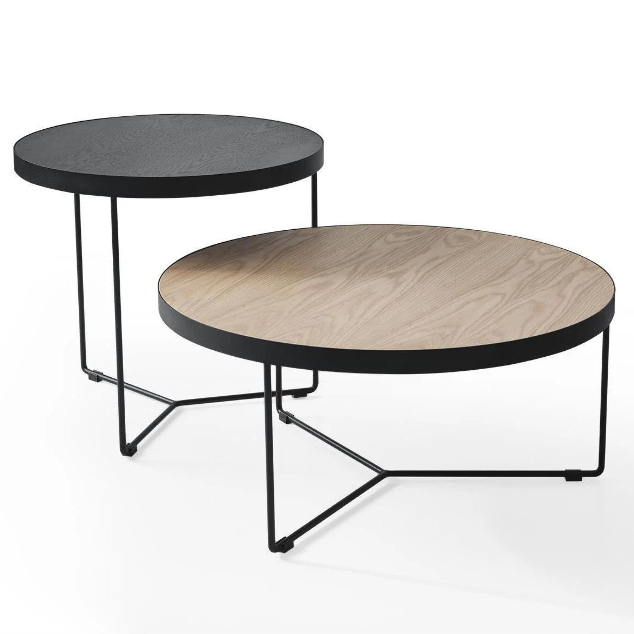 Couchtisch Rund 2er Set Wohnzimmertisch