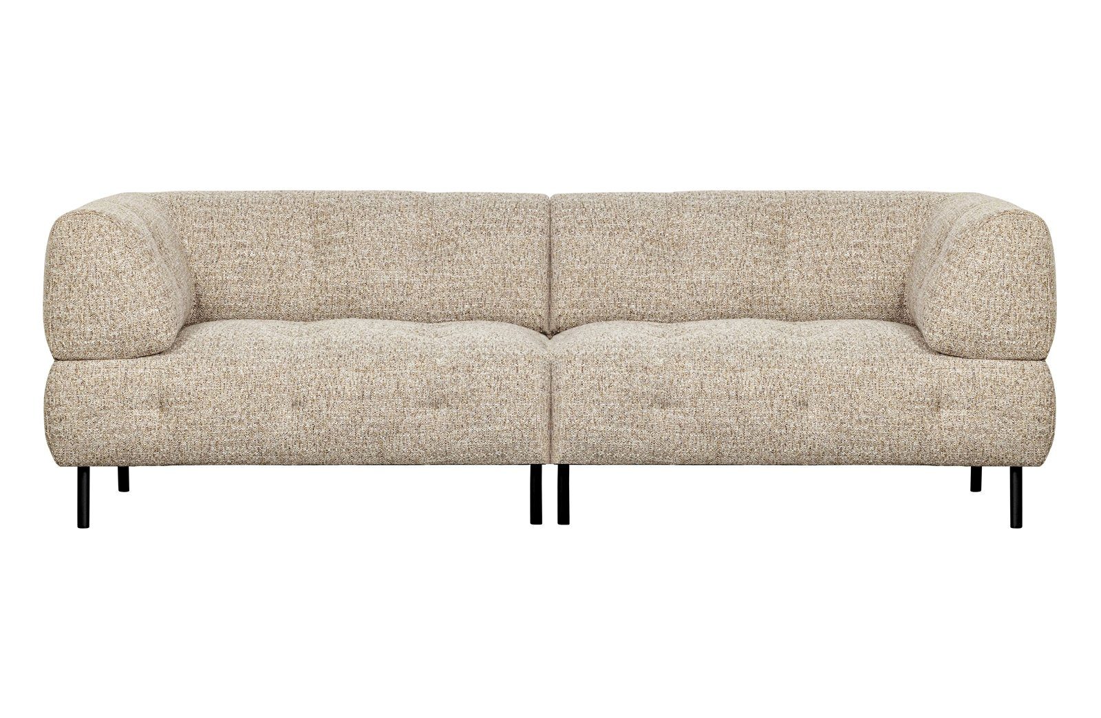 WOOOD Sofa Sofa Lloyd 4-Sitzer - Stoff Natur Melange, freistellbar