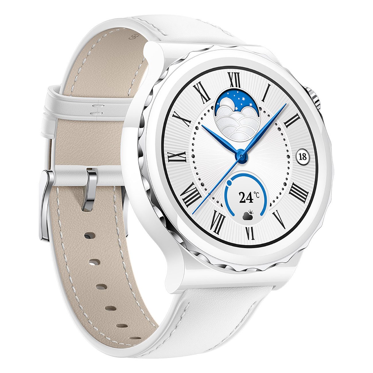 Huawei Watch GT 3 Pro-43mm Smartwatch, 100+ Workout-Modus:, Herzfrequenzmessung, Sp02-