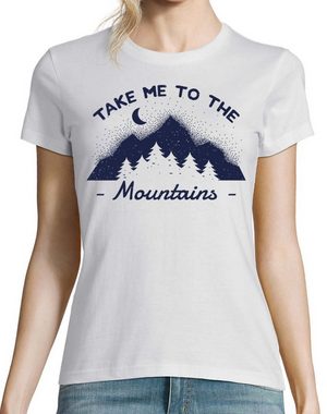 Youth Designz T-Shirt Take me to the Mountains Damen T-Shirt mit modischem Frontprint