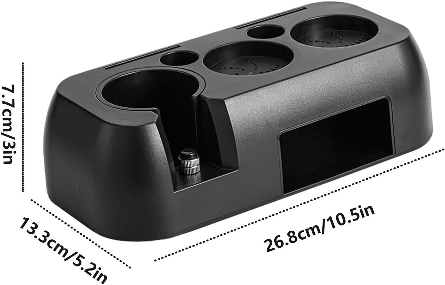 AURIVION Tamperstation Tamperstation 51-58 mm für Espressomaschine & Kaffee, Kaffee Tamper Halter mit Andrückständer für Baristas