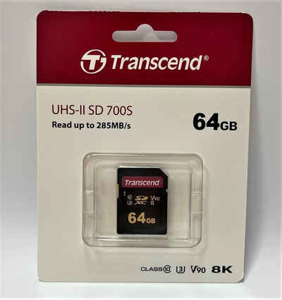Transcend 64 GB SDXC-Karte Class 10 Speicherkarte Speicherkarte