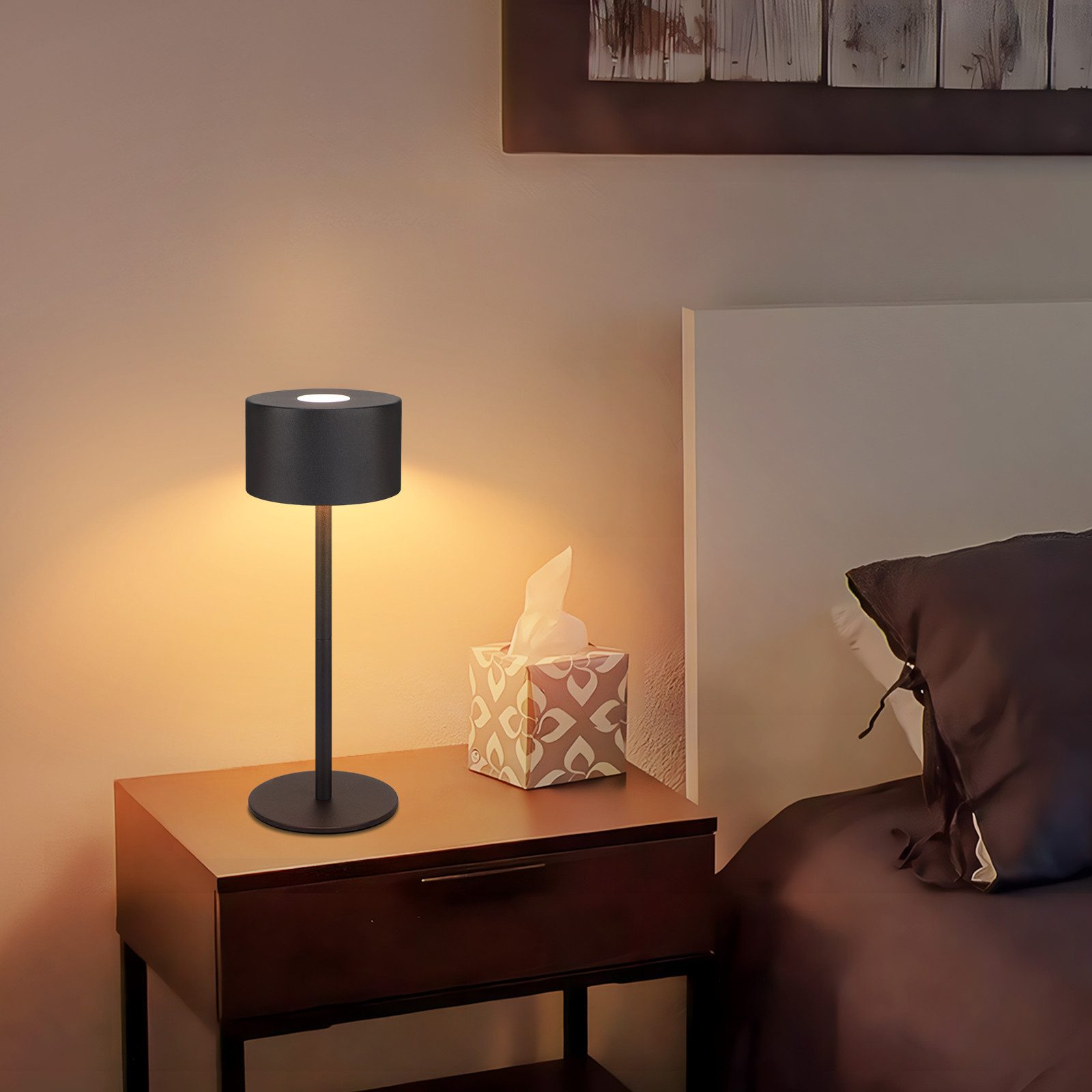 ZMH LED Tischleuchte LED Tischlampe Kabellos: günstig online kaufen