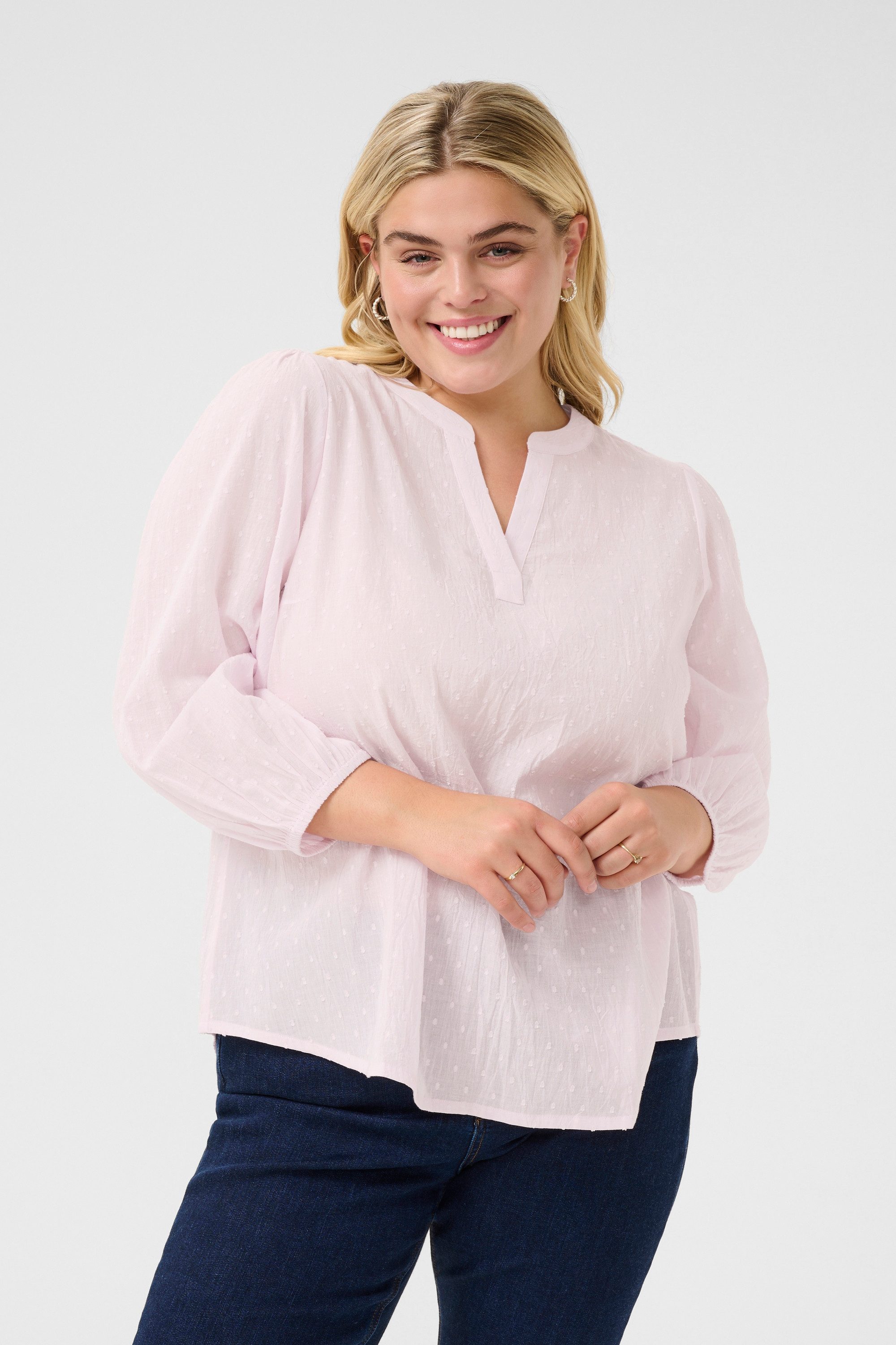 Langarmbluse Langarm-Bluse KCsilla
