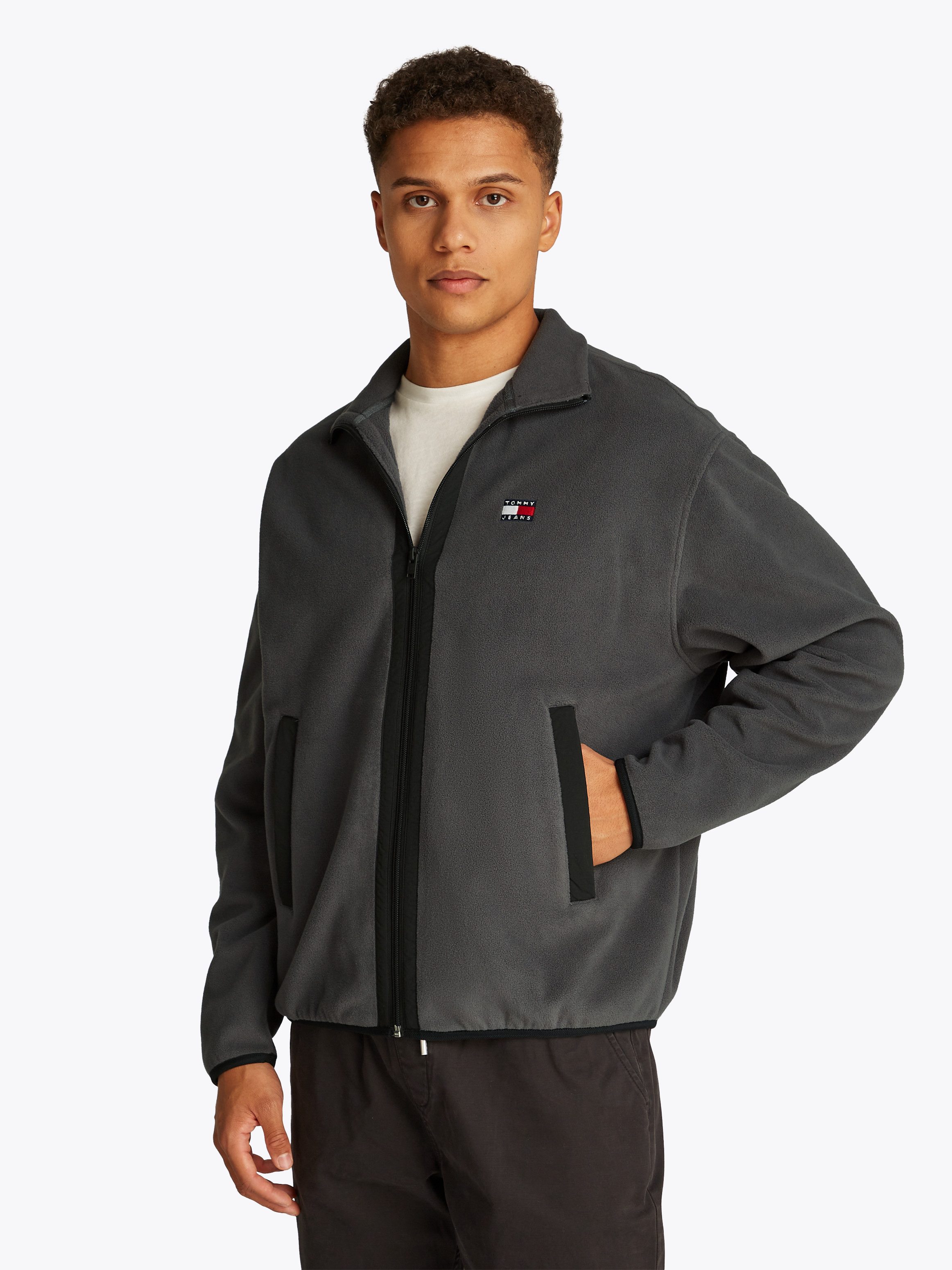 Tommy Jeans Fleecejacke TJM RLX FZ POLAR FLEECE EXT günstig online kaufen