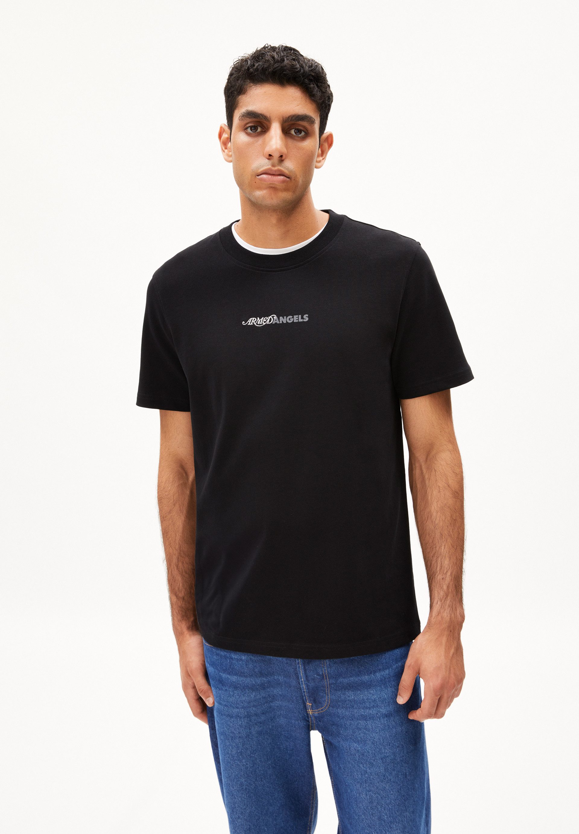 Armedangels Print-Shirt MAARKOS IKOGRAPH Rundhalsausschnitt