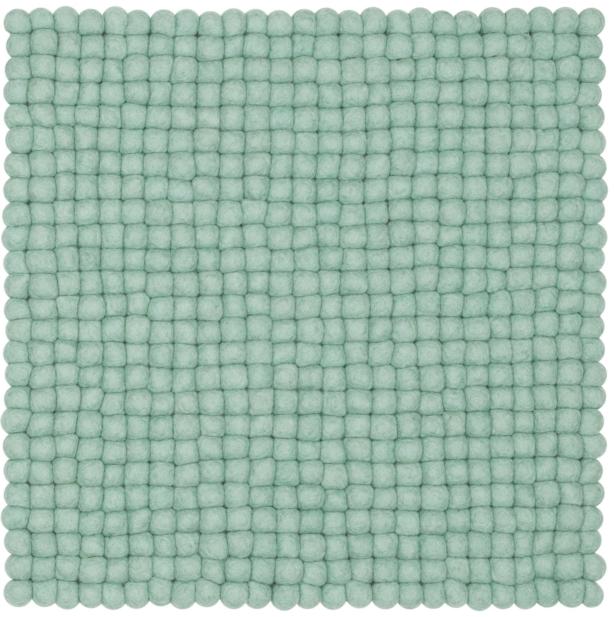 myfelt Stuhlkissen Filzkugel Sitzauflage eckig - 36 x 36 cm, 100% reiner Schurwolle, quadratisch, schmutzabweisend Fine