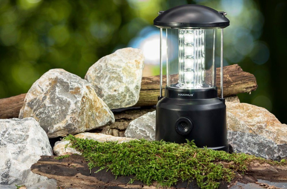 Maximus Laterne LED-Laterne 660 Leuchte Campinglaterne mit Dimmer lm indoor Campinglampe outdoor M-LNT-200, Camping