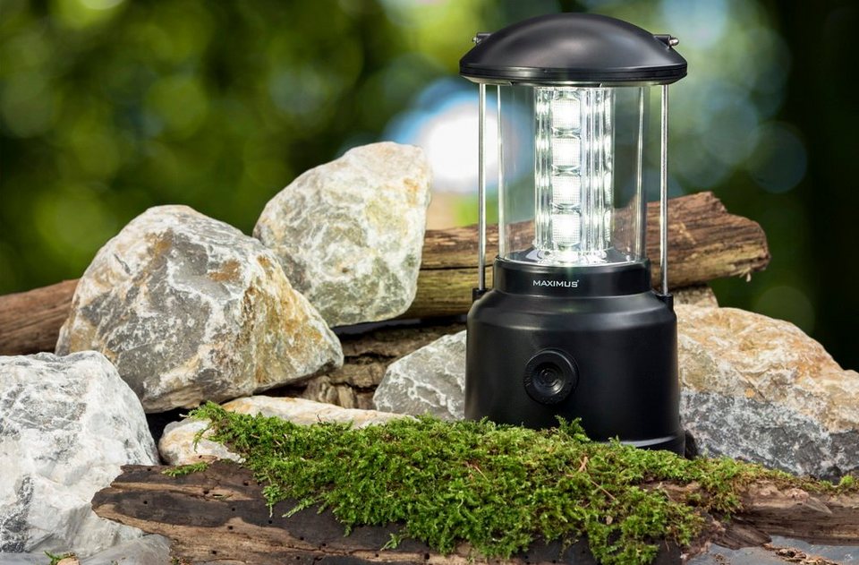 Maximus Laterne LED-Laterne 660 lm Campinglampe M-LNT-200, Campinglaterne  mit Dimmer Camping Leuchte indoor outdoor