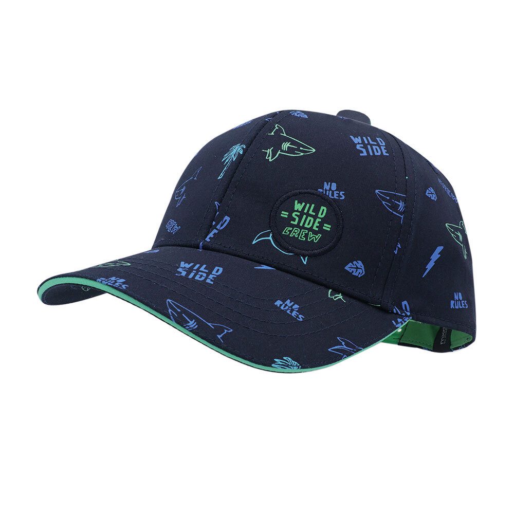 MAXIMO Baseball Cap KIDS BOY-Cap "wild side crew" snap-back Verschluß (1-St)