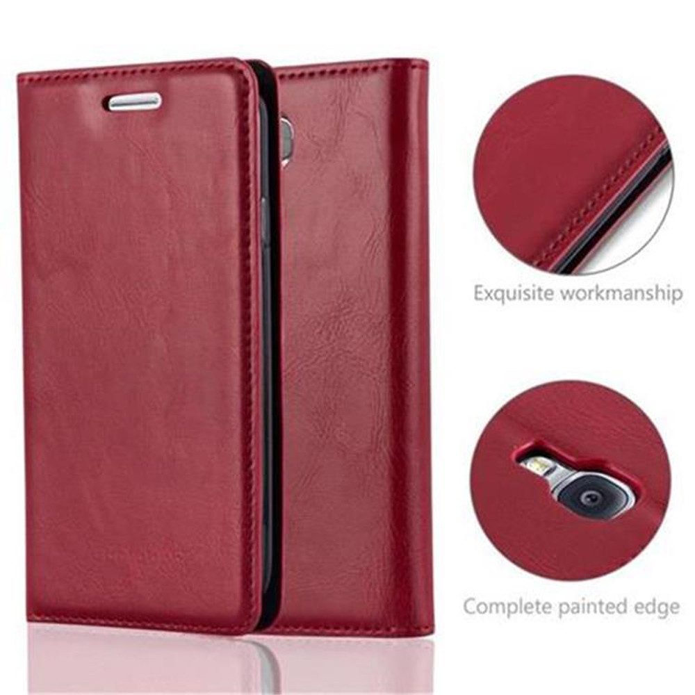 Cadorabo Handyhülle für Samsung Galaxy S4 Hülle Samsung Galaxy S4, Hülle Schutzhülle mit Standfunktion, Magnetverschluss und Kartenfach