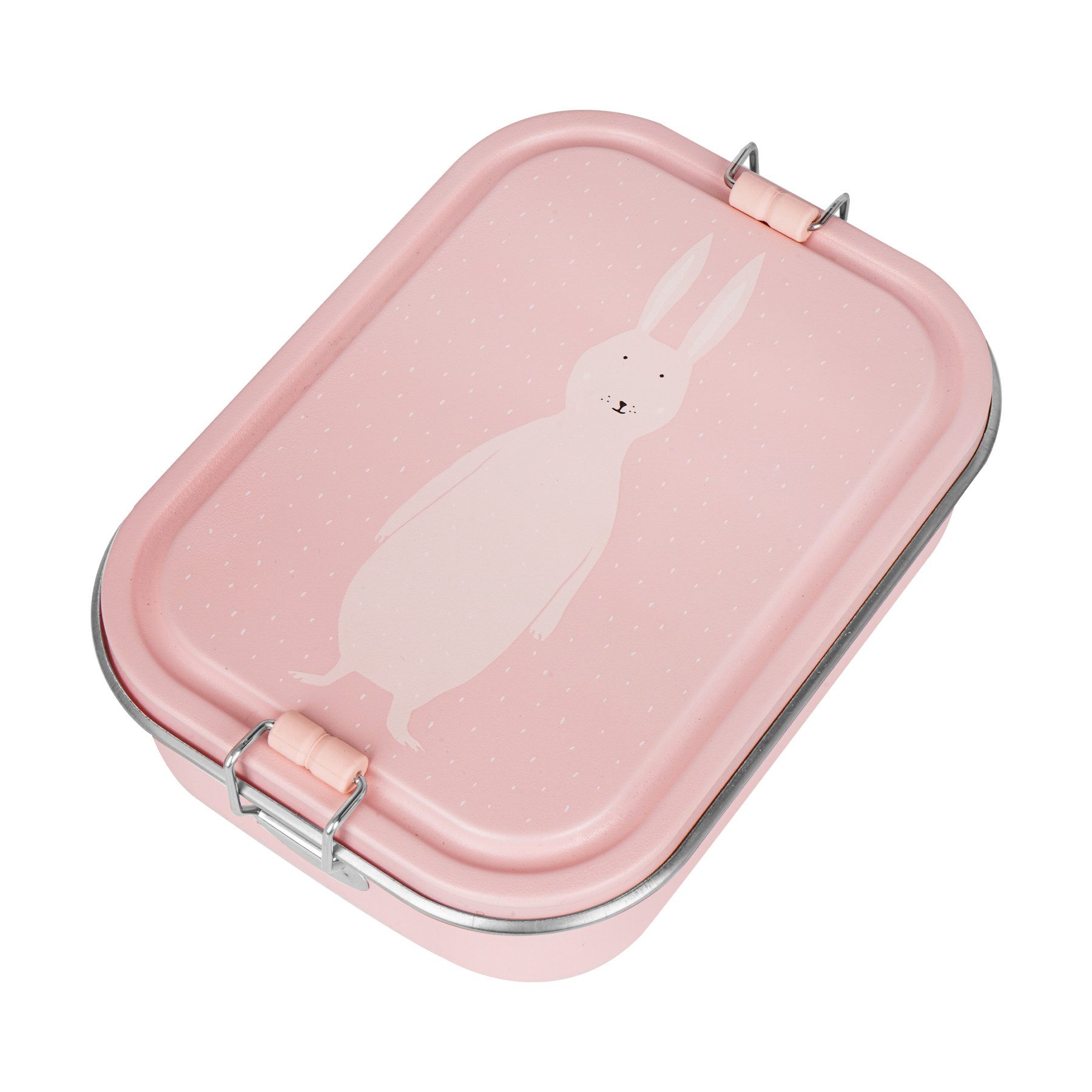 Trixie Baby Lunchbox Trixie Brotdose Lunchbox aus Edelstahl Mrs Rabbit Hase Rosa Large