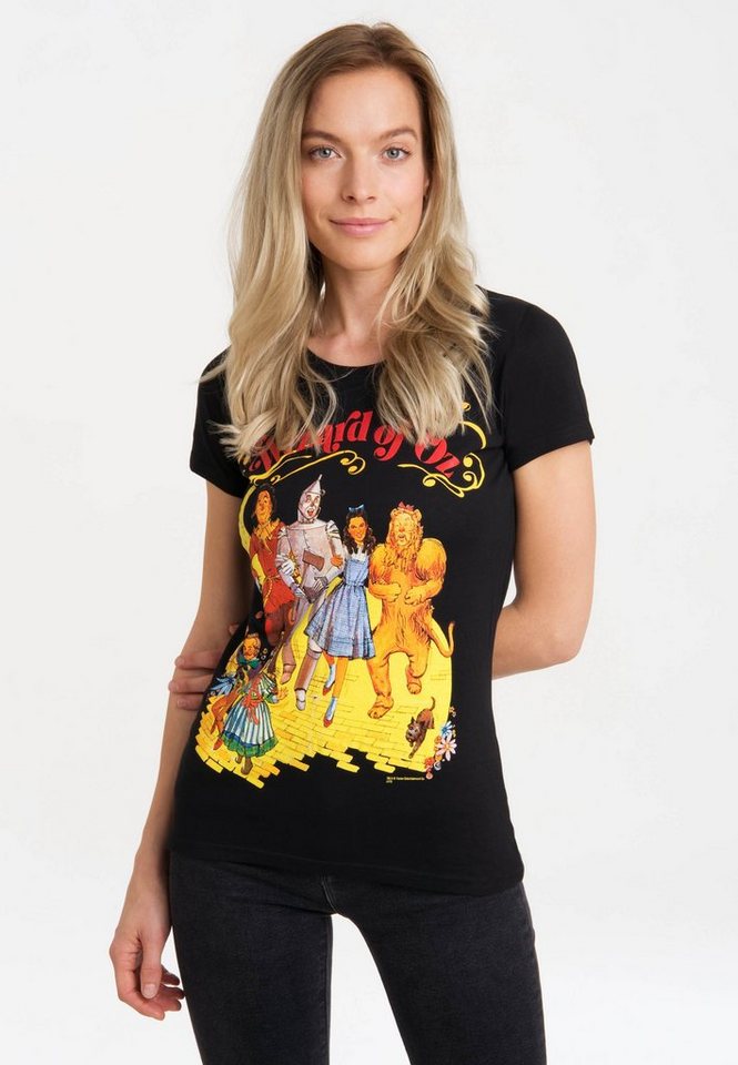 LOGOSHIRT T-Shirt Yellow Brick Road - Der Zauberer von Oz mit tollem Retro- Print