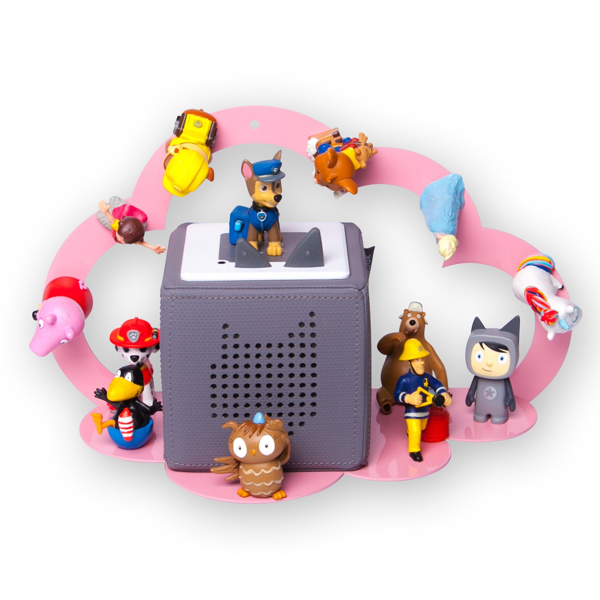 moin minis Wandregal moin minis Wolke Rosa / Pink magnetisches Regal kompatibel mit 20