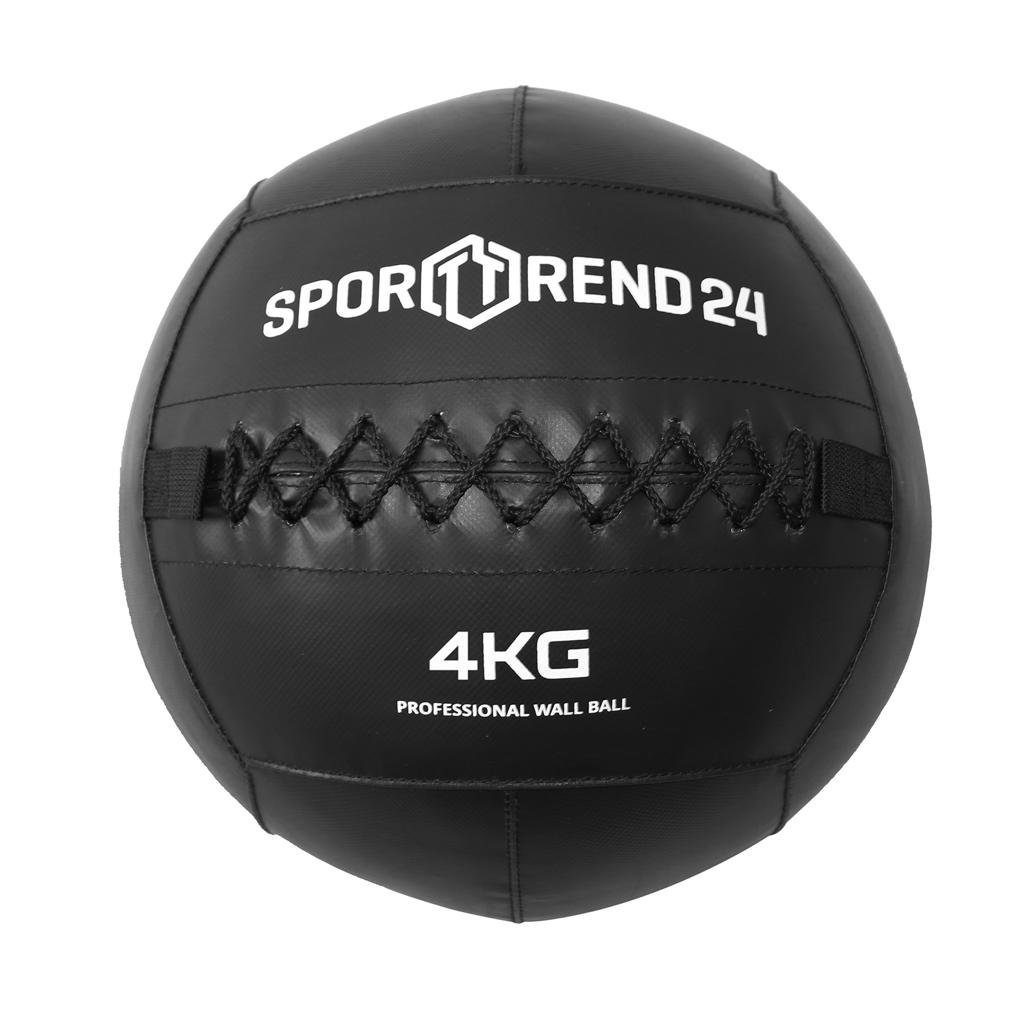 Wallball Trainingsball Ball Medizinball 4kg, Fitnessball Sportball Gewichtball Slamball Sporttrend Gewichtsball Wall 24