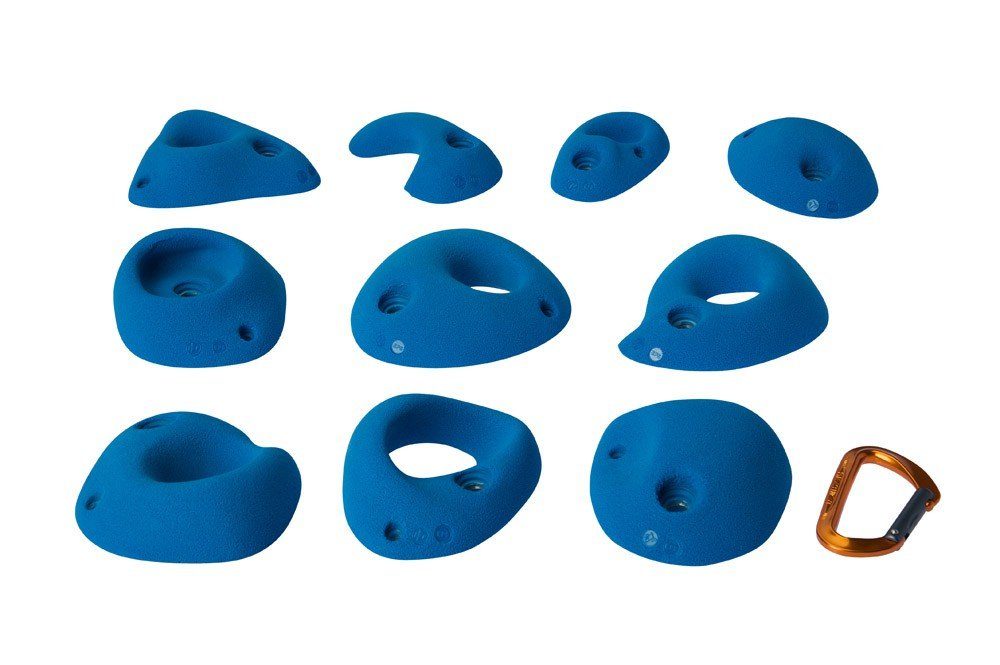 Entre Prises Kletterwand Easy Pockets L, 10 Klettergriffe, PE, Pockets, L - Entre Prises