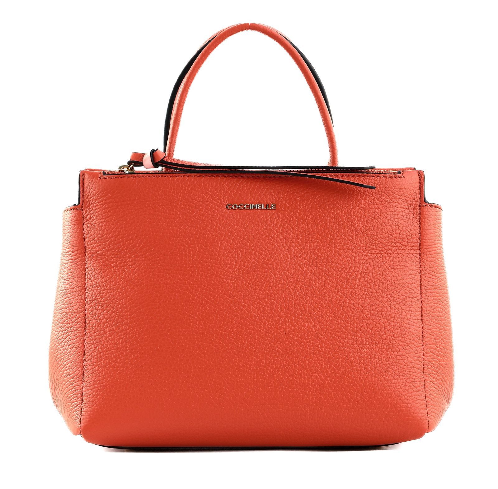 COCCINELLE Handtasche Handbag Grained Leather, aus echtem Rindsleder